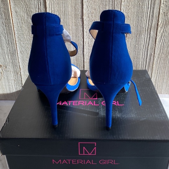 New Material Girl Blaire 5 Cobalt Sandal - Size 7.5W - Picture 5 of 10